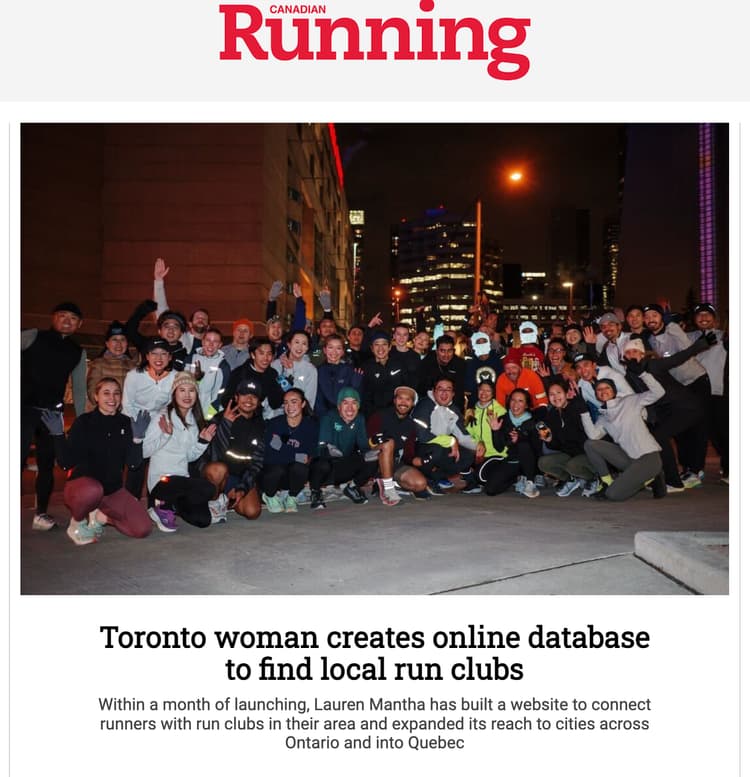 Canadian Running Magazine